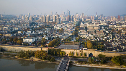 南京中華門全景