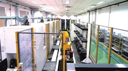 航空工業南京機電以機載復雜產品殼體電火花自動化柔性生產線建設