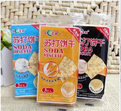 每日生機 蘇打餅干 4味 健康休閑 1*10斤