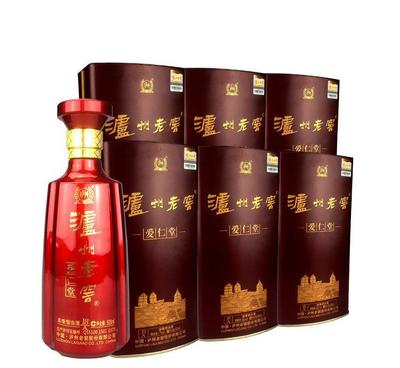 52度瀘州老窖 愛(ài)仁堂A18 500ml 整箱裝 濃香型白